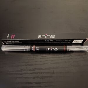 Shine Cosmetics Dual-Ended Brow Wand Pencil & Spoolie in Shade Virtue